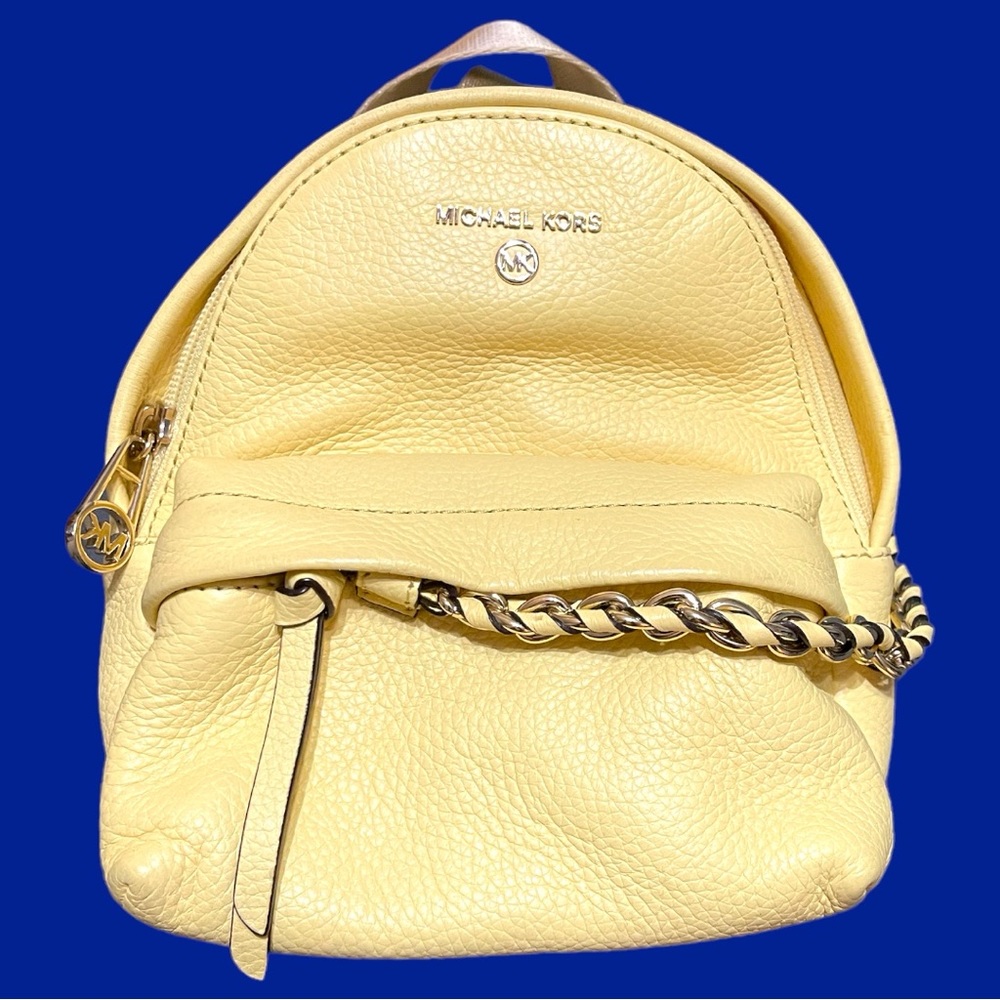 Michael Kors Slater Extra-Small Pebbled Leather Convertible Backpack